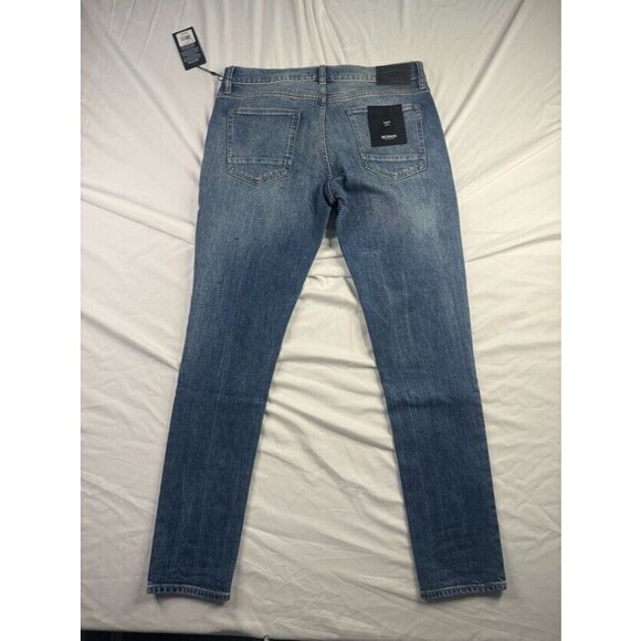 Hudson NWT Zack Skinny Jean Mens size 34x32 Gallery Distressed Ripped Splatter - Picture 4 of 14